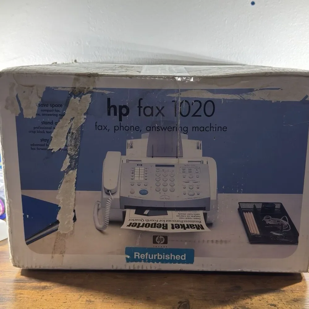 HP FAX 1020 Series All In One Compact Machine With Integrated Phone Refurbished